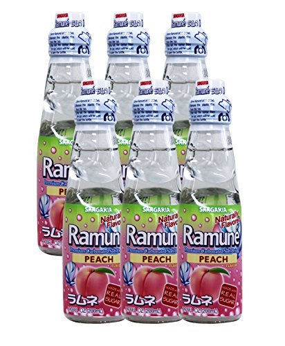 Ramune Peach | Japanese Peach Flavor Soda